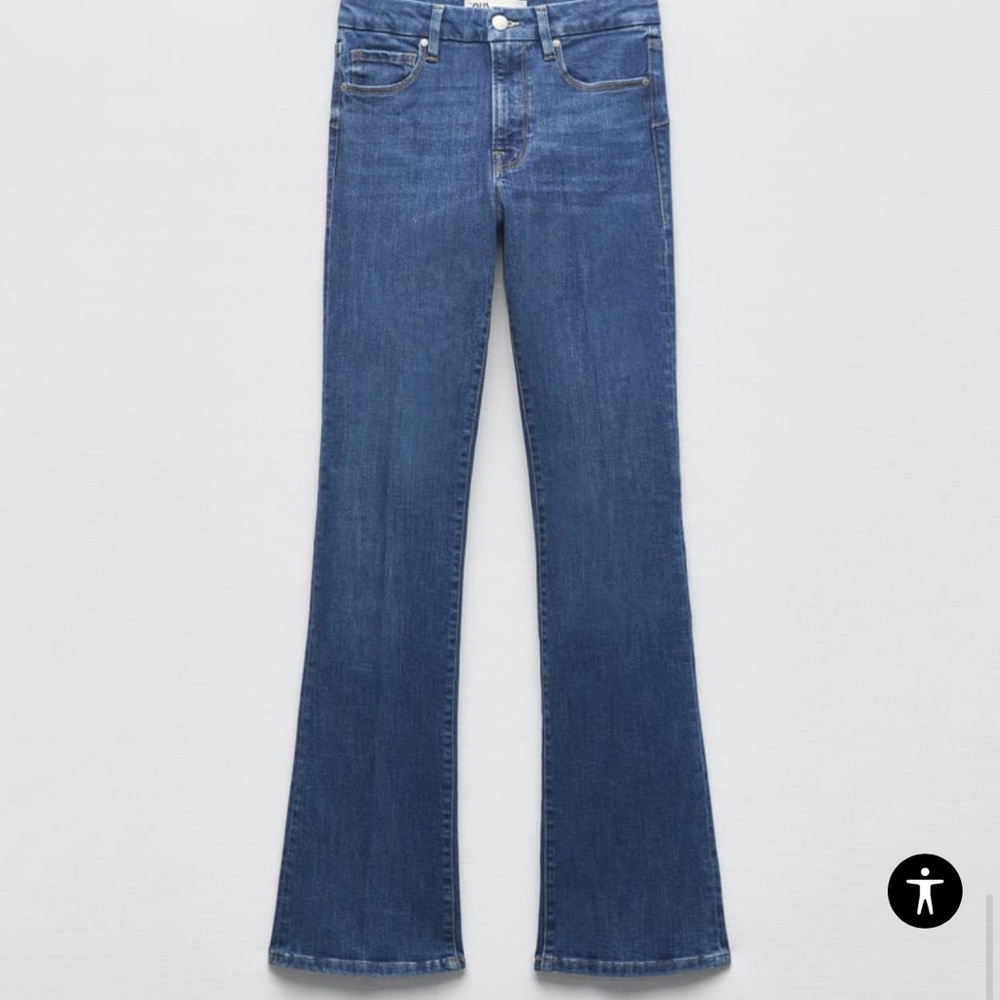 Zara high rise bootcut jeans SZ 38 NWT